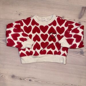 J.Crew Heart Graphic Sweatshirt